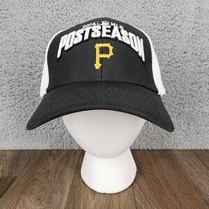 2014 MLB Postseason Pittsburgh Pirates‎ 47 Brand Adjustable Hat Black/White